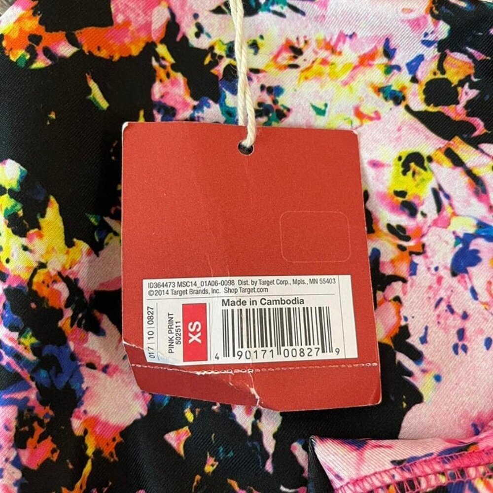 NWT Multi-Colored Paint Splatter Design Leggings XS - Picture 3 of 7